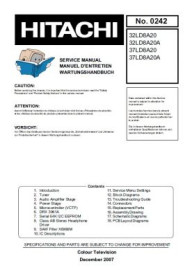 37LD8A20A Service Manual