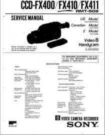 CCD-FX400 Series Service Manual