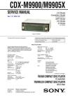 CDX-M9900 Service Manual