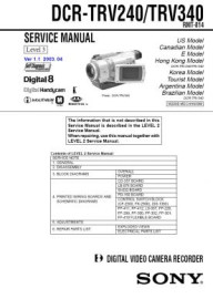 DCR-TRV240 Service Manual