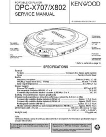 DPC-X802 Service Manual