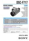 Cybershot DSC-F717 Service Manual