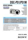 Cybershot DSC-P51M Service Manual