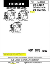 DZ-MV780A Service Manual