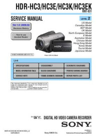 HDR-HC3EK Service Manual