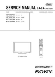 KDF-70XBR950 Service Manual