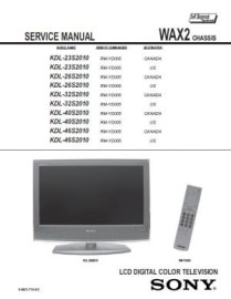 KDL-40S2010 Service Manual