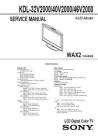 KDL-46V2000 Service Manual