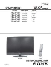 KDL-46V25L1 Service Manual