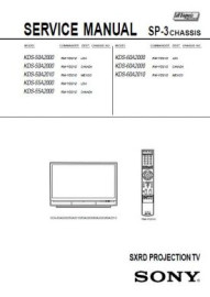 KDS-50A2000 Service Manual