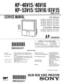 KP-61V15 Service Manual