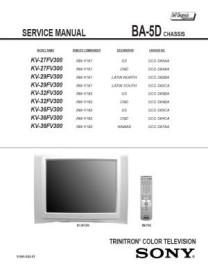 KV-36FV300 Service Manual