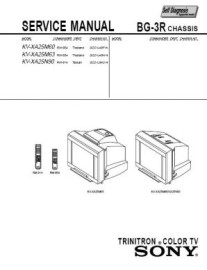 KV-XA25M60 Service Manual