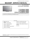 LC-52LE640U Service Manual