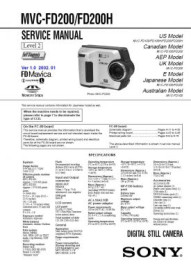 MVC-FD100H Service Manual