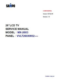 MX-26X3 Service Manual