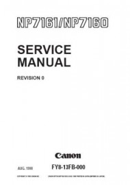 NP7160 Service Manual