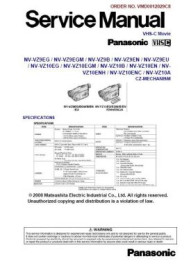 NV-VZ10 Series Service Manual