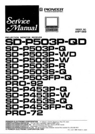 SD-P503P-R Service Manual