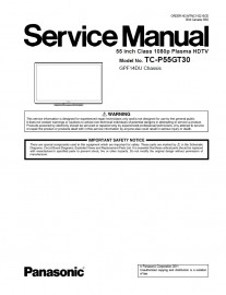 TC-P55GT30 Service Manual