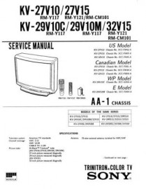 KV-29V10M Service Manual