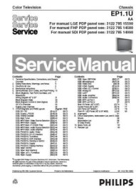 50PF7321D/37 Service Manual