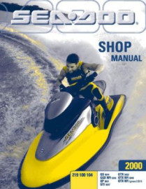 2000 SeaDoo GTX RFI (green) Service Manual