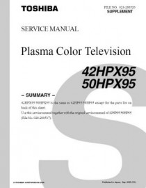 50HPX95 Service Manual