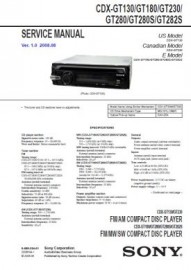 CDX-GT130 Service Manual