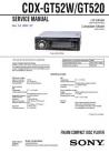 CDX-GT520 Service Manual