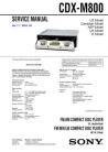 CDX-M800 Service Manual