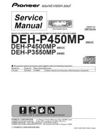 DEH-P3550MP Service Manual