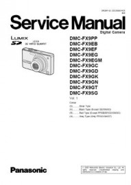Lumix DMC-FX9 Service Manual