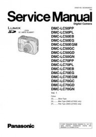 Lumix DMC-LC70 Service Manual