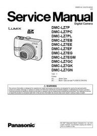 Lumix DMC-LZ7 Service Manual