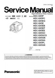 HDC-SX5 Series Service Manual