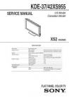 KDE-37XS955 Service Manual