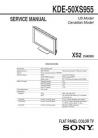 KDE-50XS955 Service Manual