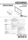 KDE-55XBR950 Service Manual