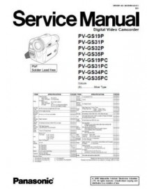 PV-GS31P Service Manual