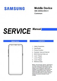 Samsung Galaxy S8+ (SM-G955U/W/U1) Service Manual