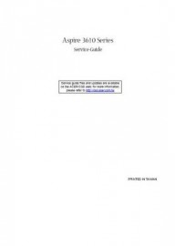 Aspire 3610 Service Manual
