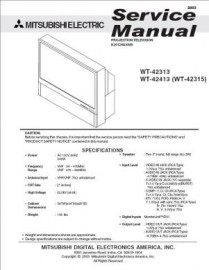 WT-42413 Service Manual